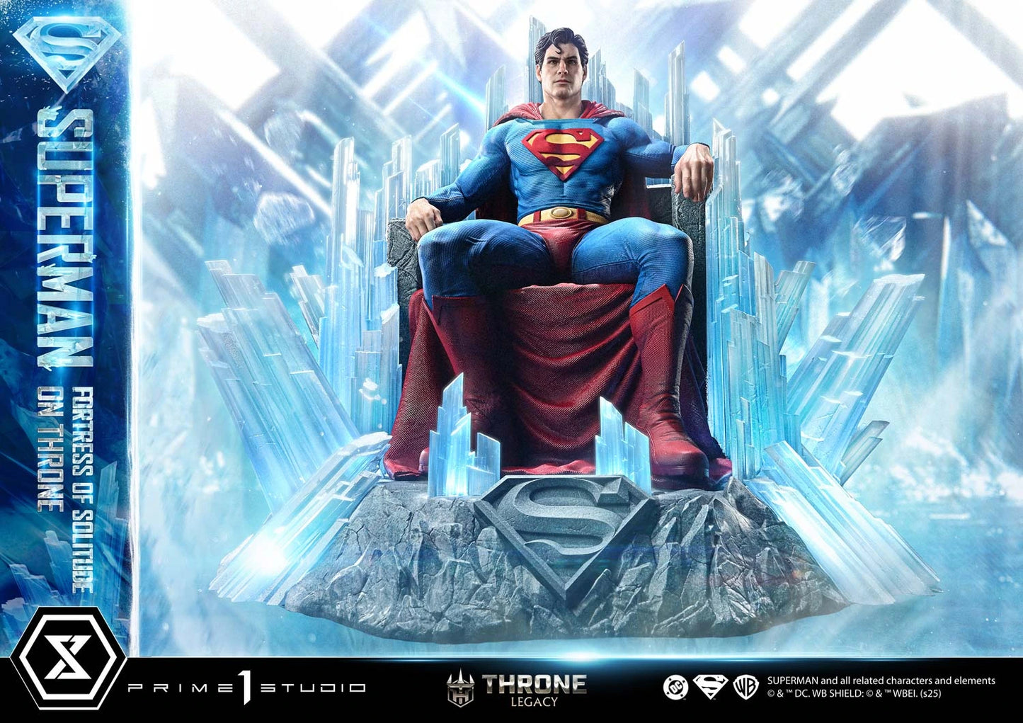Preventa Resina Superman Throne Figura Superman (Comics) Prime 1 (Licencia) Estudio