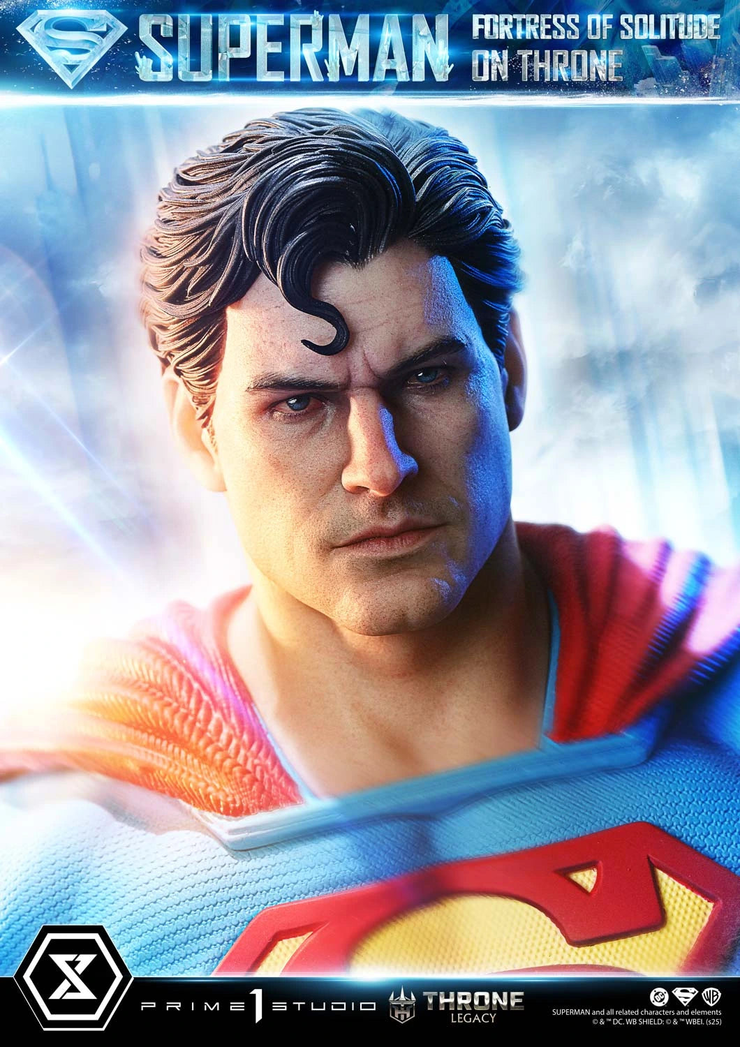 Preventa Resina Superman Throne Figura Superman (Comics) Prime 1 (Licencia) Estudio