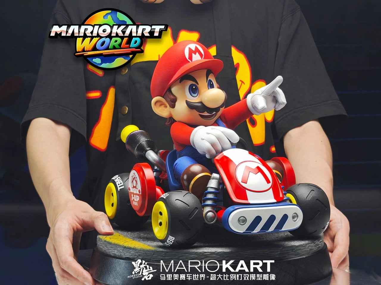 Preventa Resina Mario  Figura MarioKart World Moreno Estudio