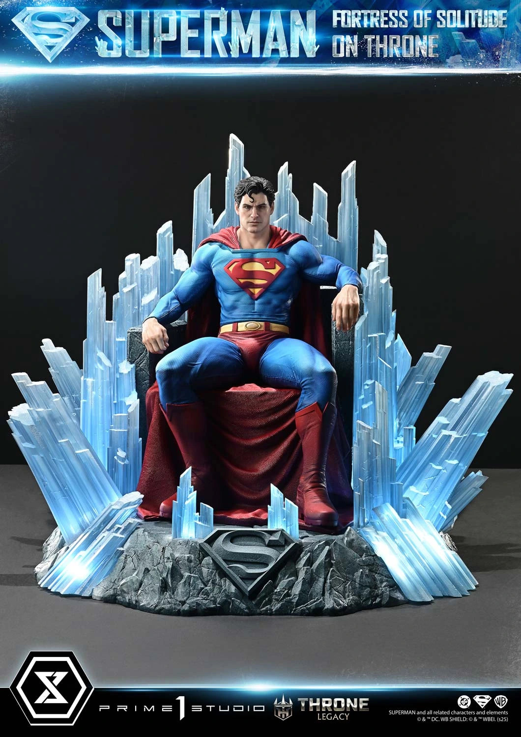 Preventa Resina Superman Throne Figura Superman (Comics) Prime 1 (Licencia) Estudio