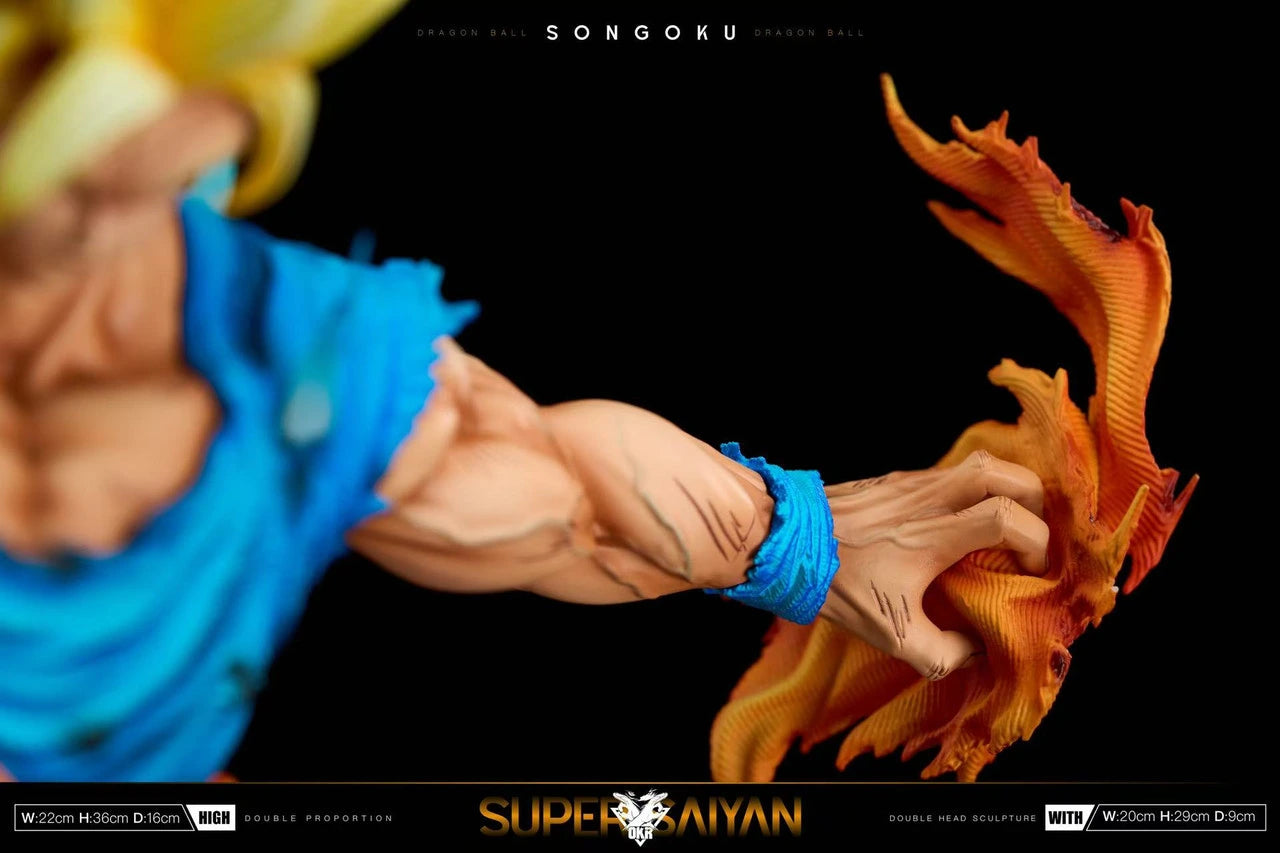 Preventa Resina Goku SSJ2 Figura Dragon Ball OKR  Estudio