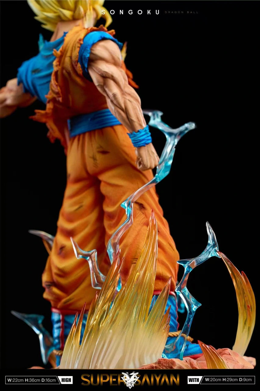 Preventa Resina Goku SSJ2 Figura Dragon Ball OKR  Estudio