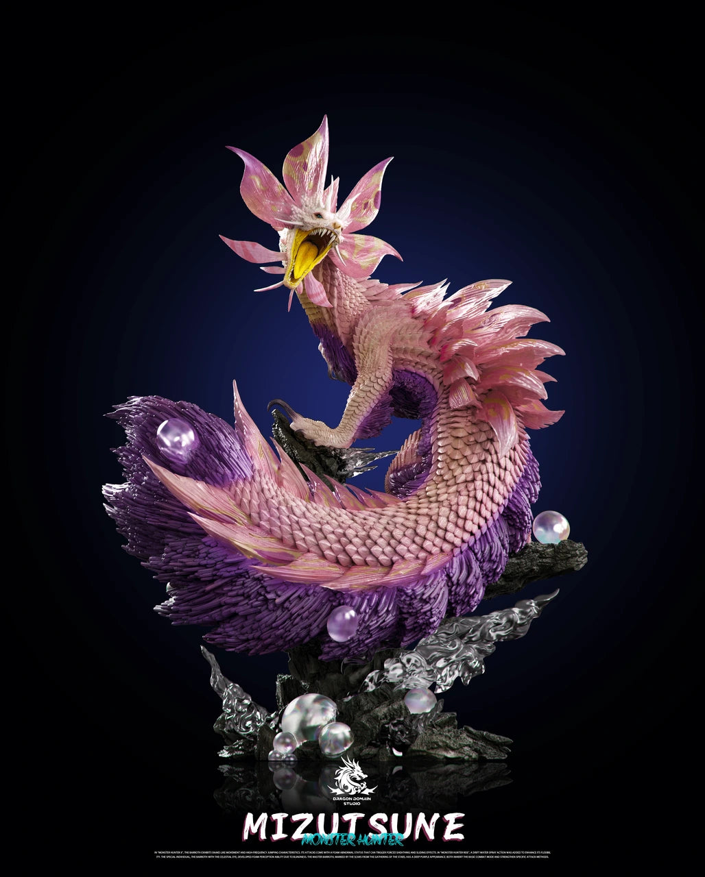 Preventa Resina Mizutsune Figura Monster Hunter Dragon Realm Estudio