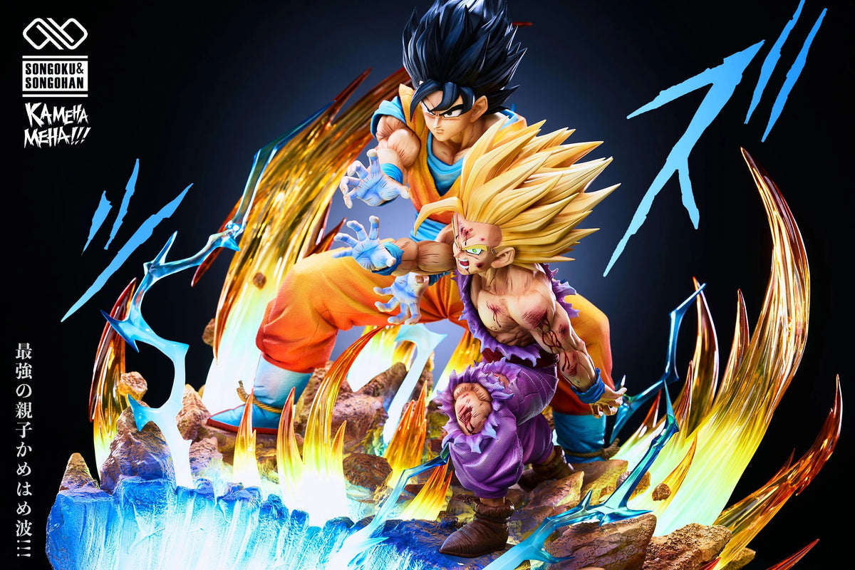 Preventa Resina Goku & Gohan Figura Dragon Ball 1/6, 1/4 Infinite Estudio