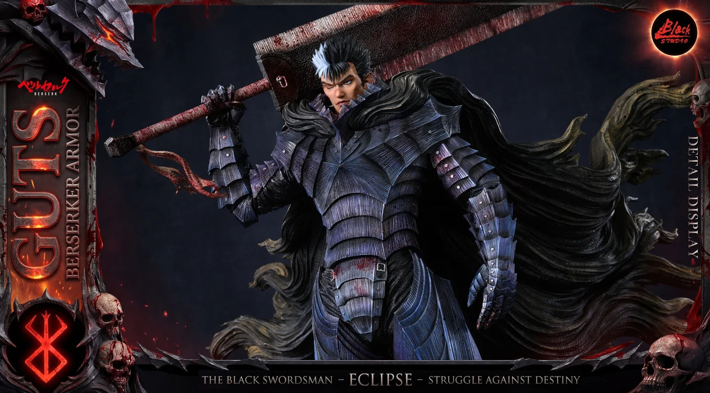 Preventa Resina Guts Figura Berserk Black Estudio