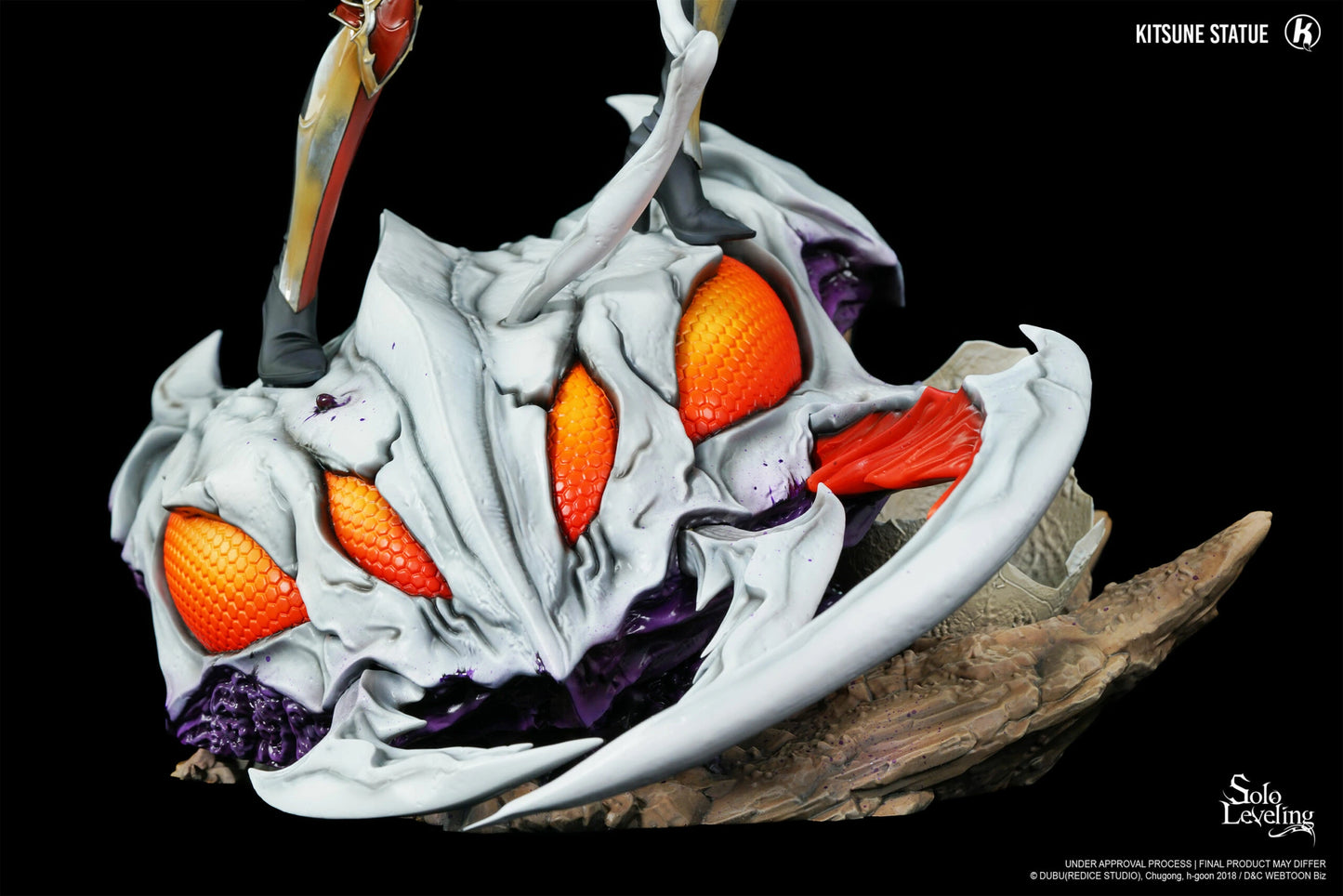 Preventa Resina Cha Hae-In Figura Solo Leveling Kitsune Statue (Licencia) Estudio