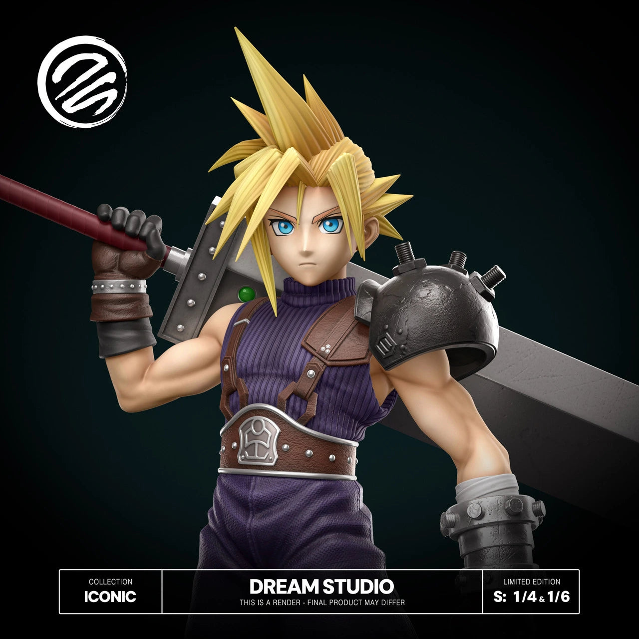 Preventa Resina Cloud Strife Figura Final Fantasy VII Dream Estudio