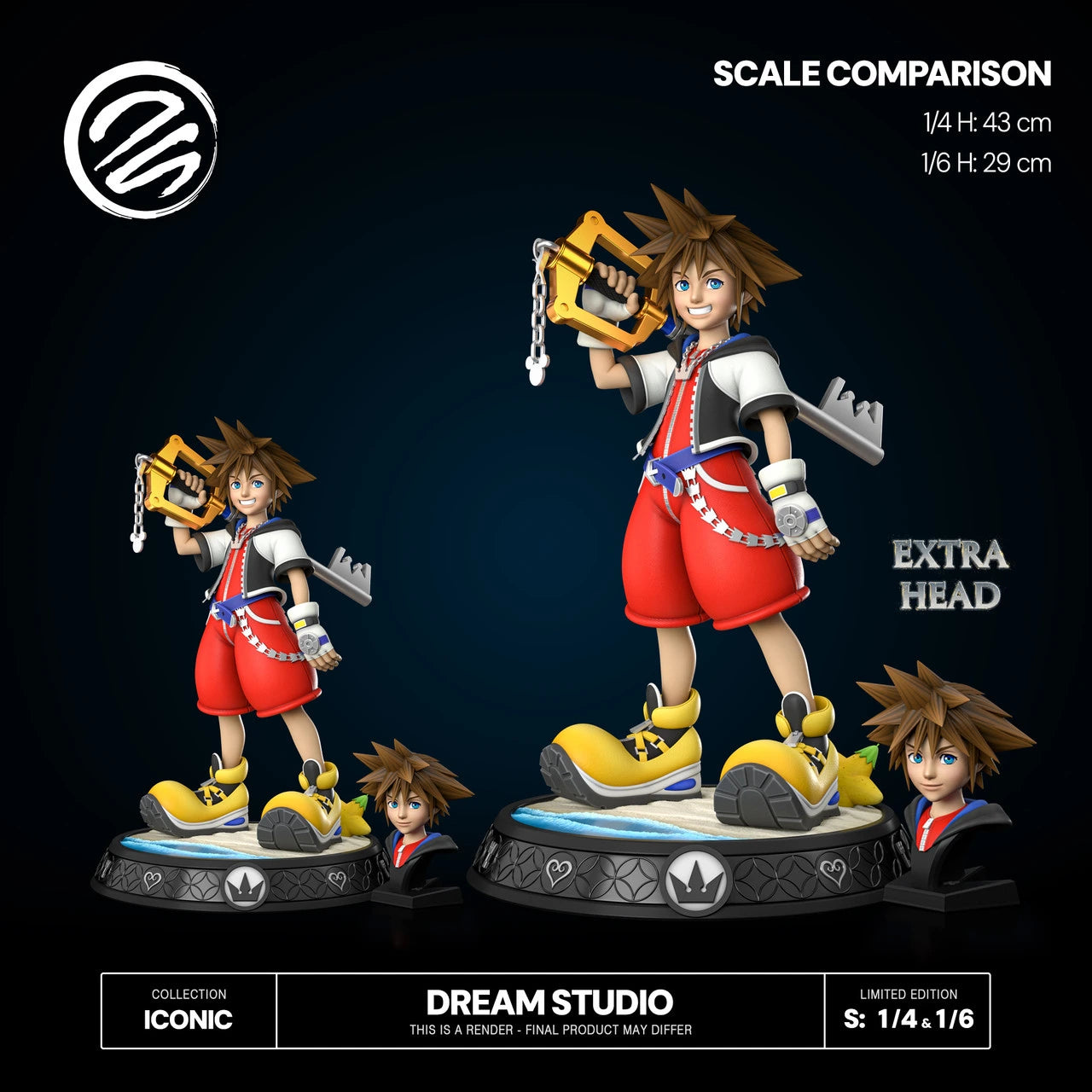 Preventa Resina Sora Figura Kingdom Hearts Dream  Estudio