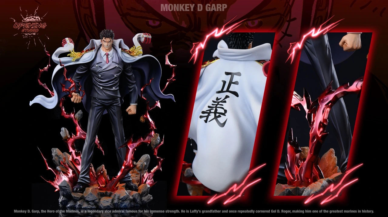 Preventa Resina Monkey D. Garp Figura One Piece Opening  Estudio