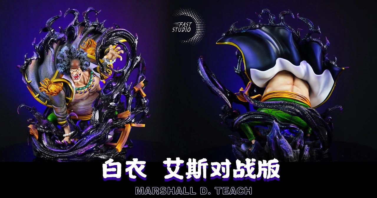 Preventa Resina Marshall D. Teach Figura One Piece Fast  Estudio