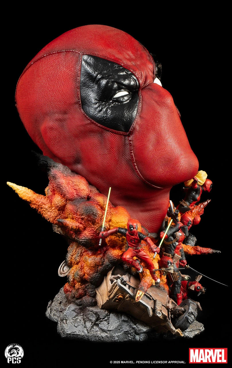 Preventa Resina Deadpool Figura Deadpool Premium Collectibles (Licencia) Estudio