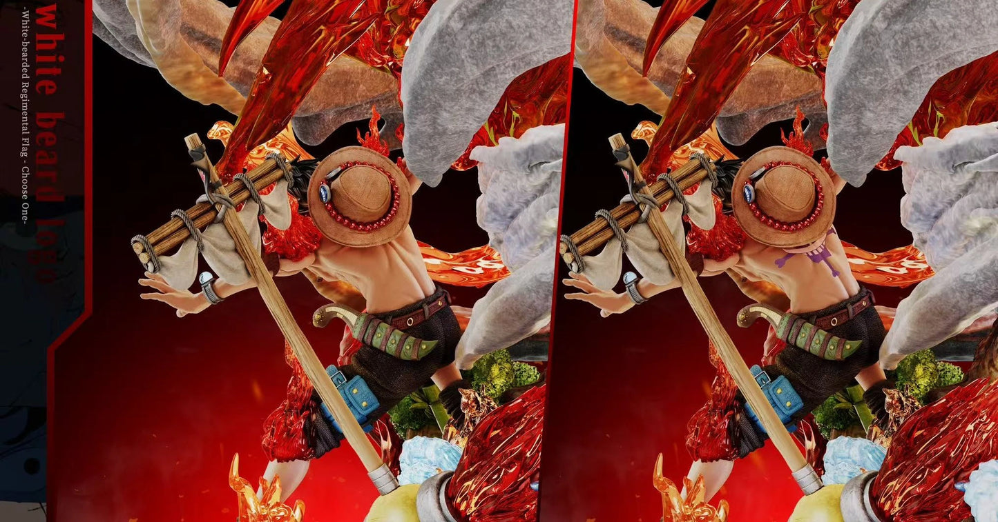 "Preventa Resina Portgas D. Ace  Figura One Piece Seven  Estudio"
