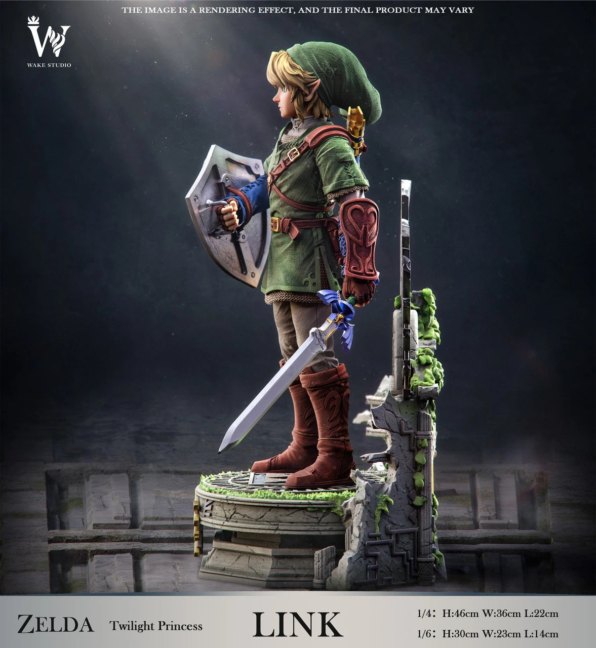 Preventa Resina Link Figura The Legend Of Zelda Wake Estudio