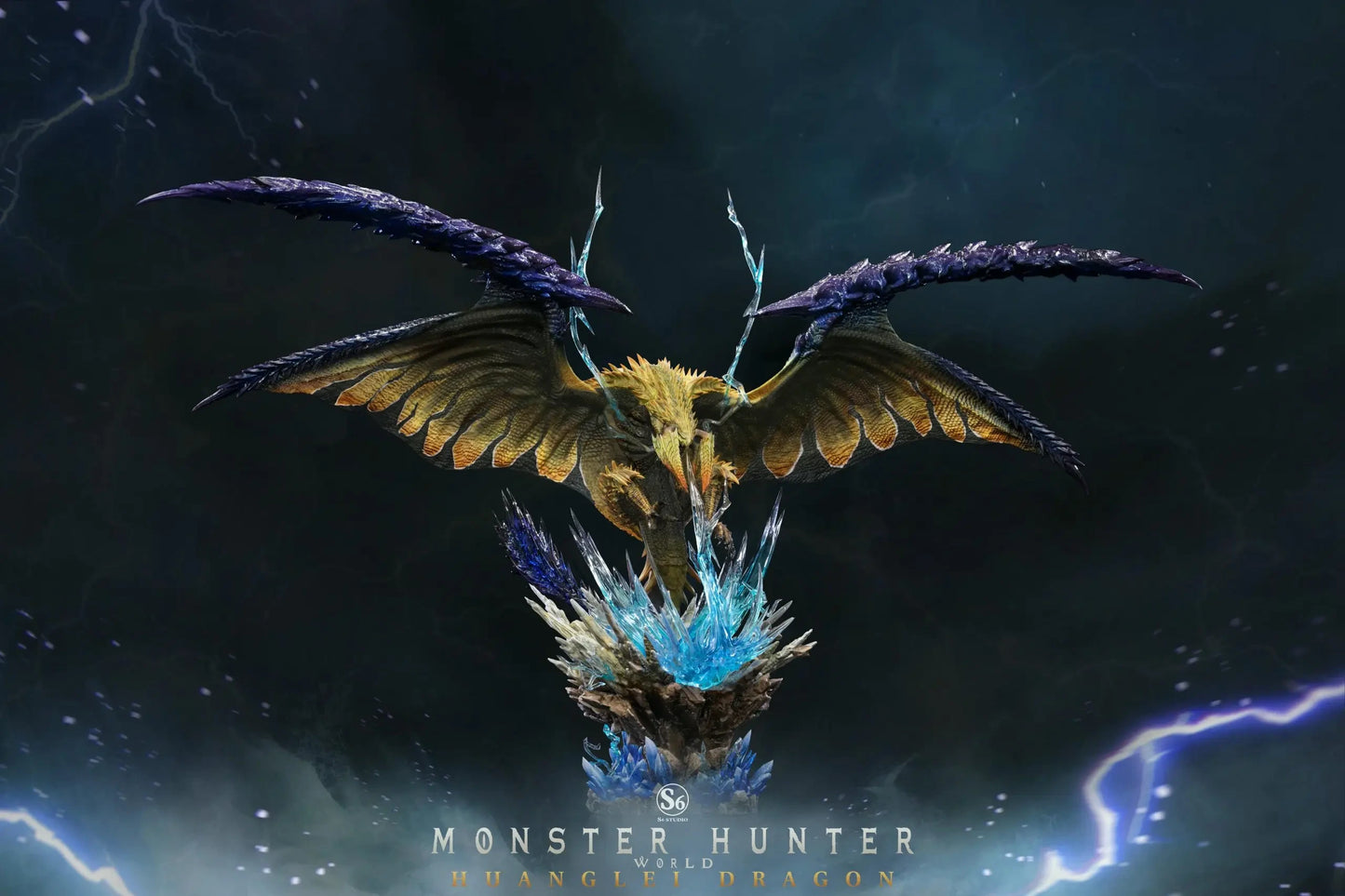Preventa Resina Rey Dau Figura Monster Hunter S6  Estudio