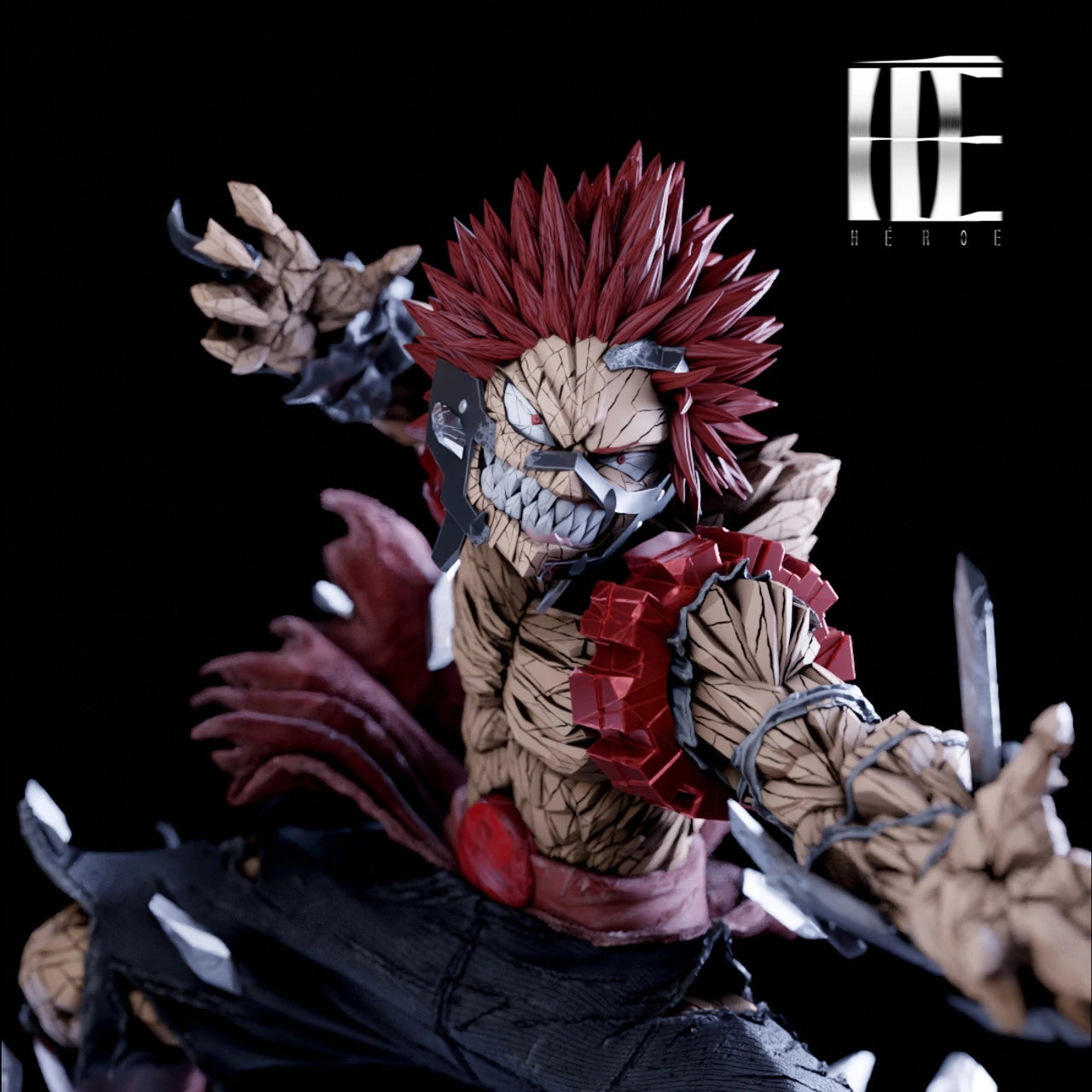 Preventa Resina Kirishima "Red Riot" Figura My Hero Academia Heroe Collectibles Estudio