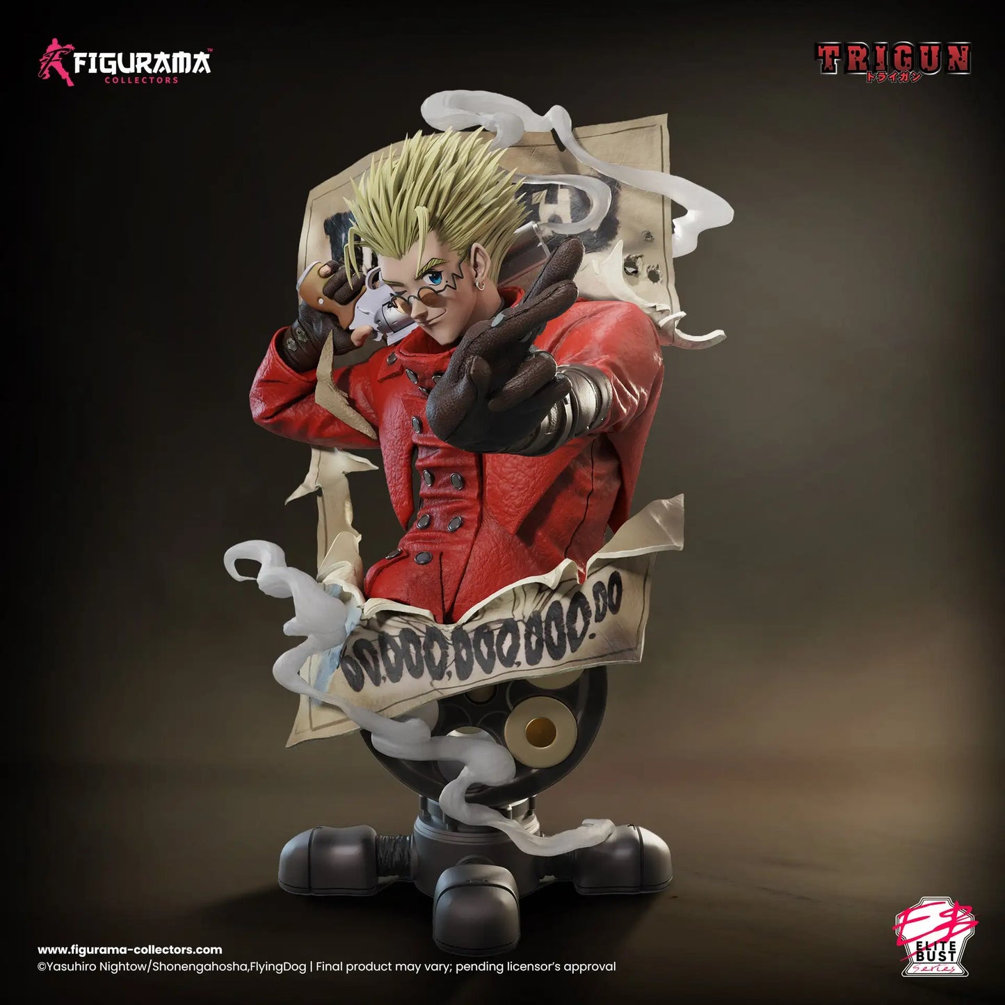 "Preventa Resina Vash Estampida  Figura Trigun Figurama Collectors (Licencia) Estudio"