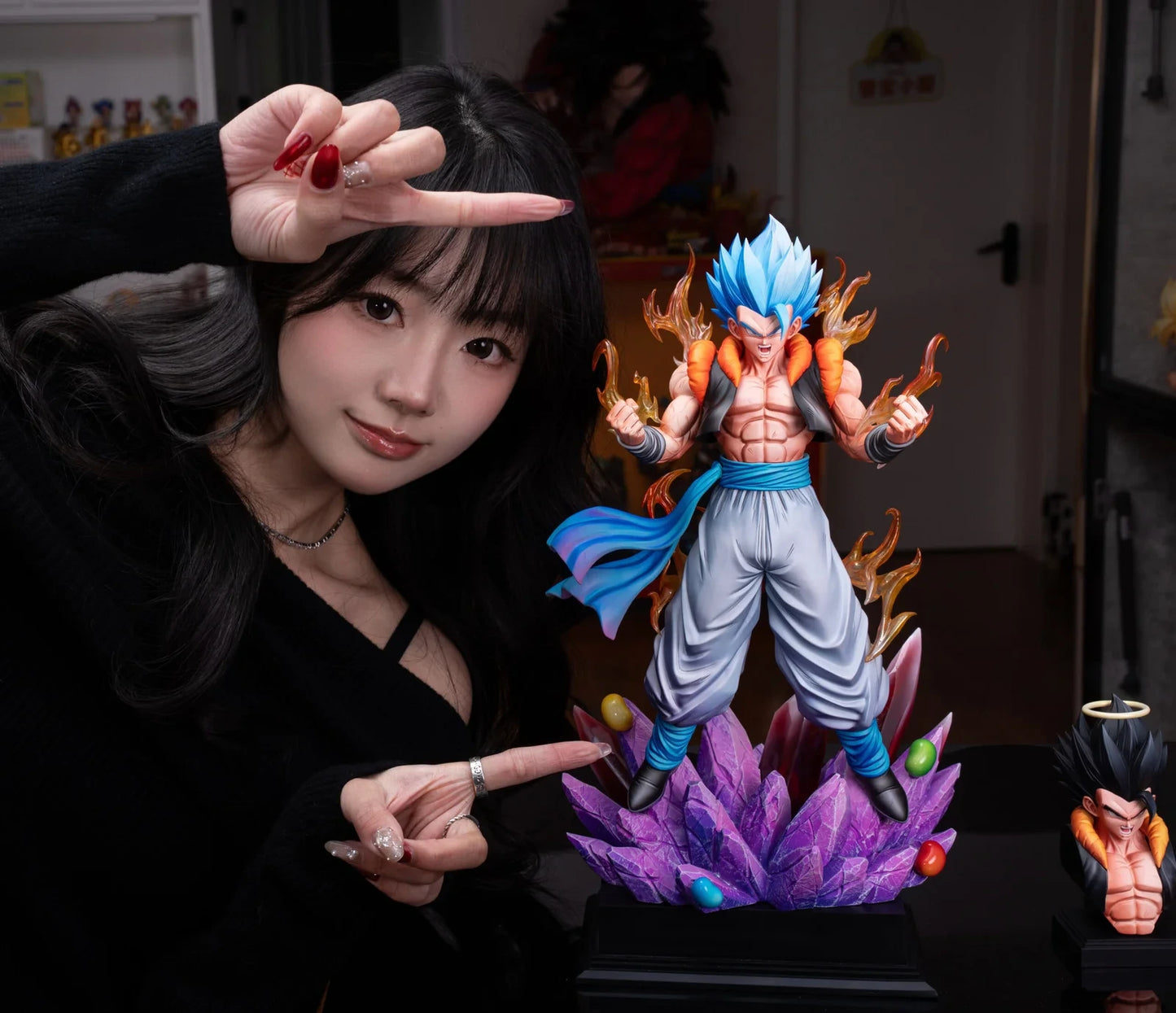 Preventa Resina Gogeta  Figura Dragon Ball Fusion Force & WDF Estudio