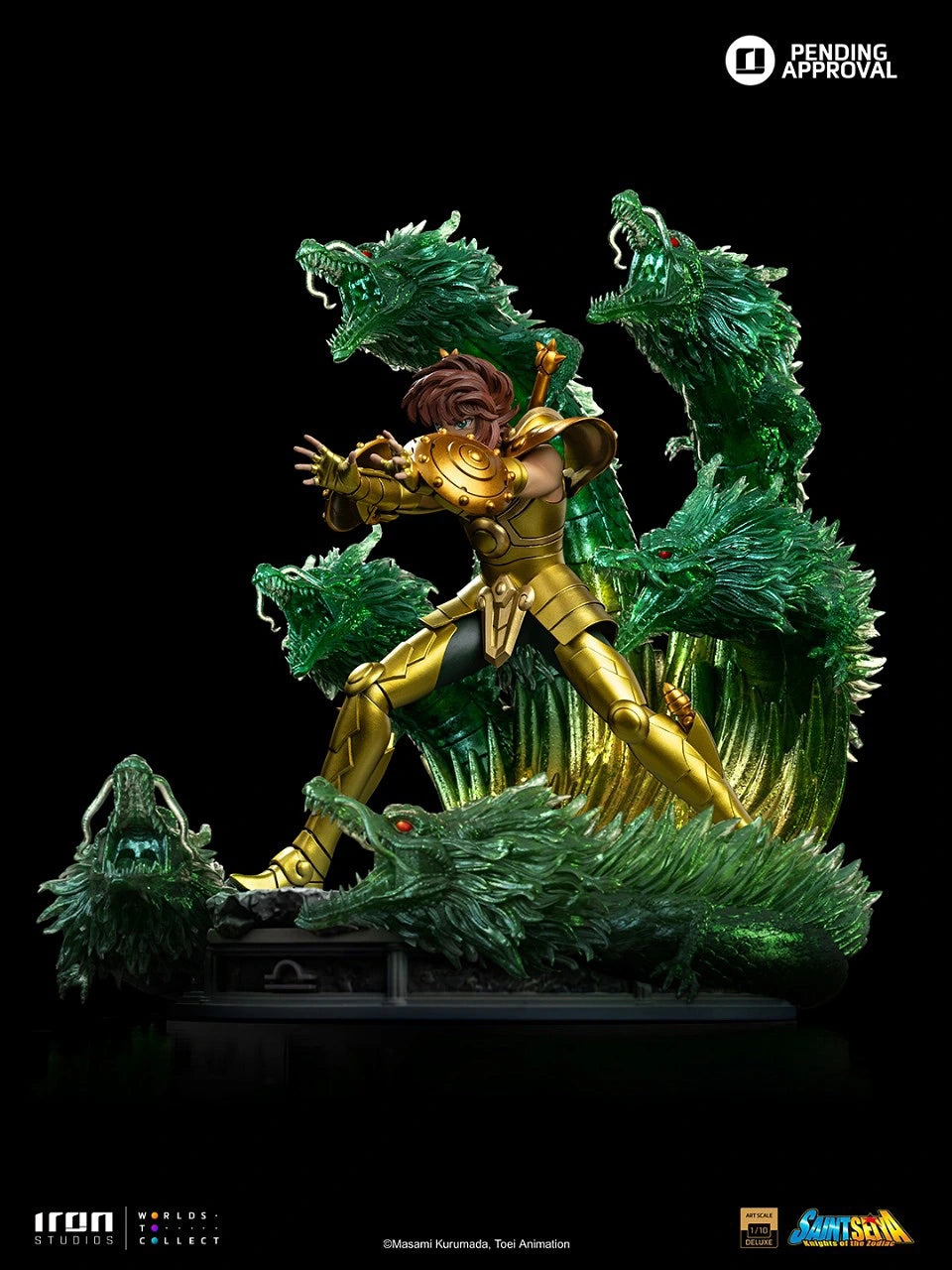 "Preventa Resina Dohko de Libra  Figura Caballeros del Zodiako Iron (Licencia) Estudio"