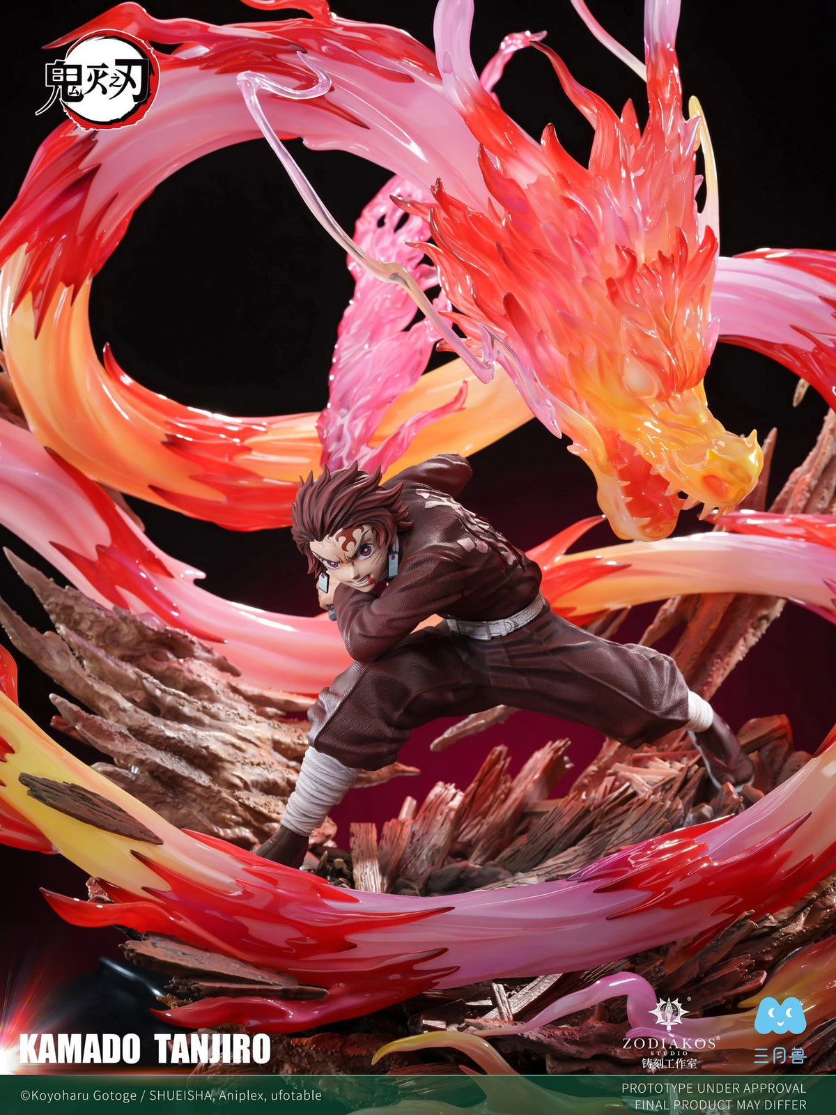 Preventa Resina Kamado Tanjiro  Figura Kimetsu No Yaiba 1/6 Zodiakos Estudio (Licencia)