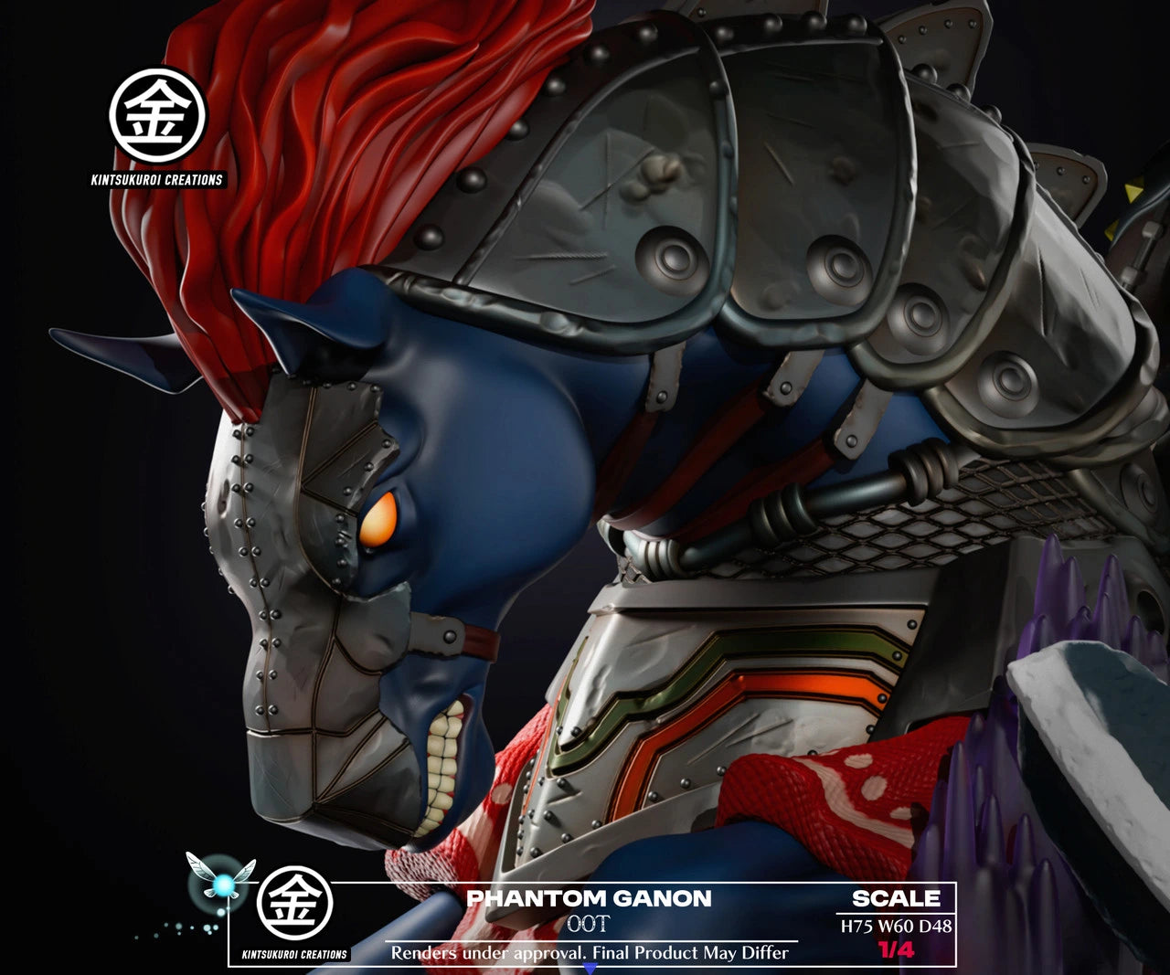 Preventa Resina Phantom Ganon Figura The Legend Of Zelda Kintsukuroi Creations Estudio