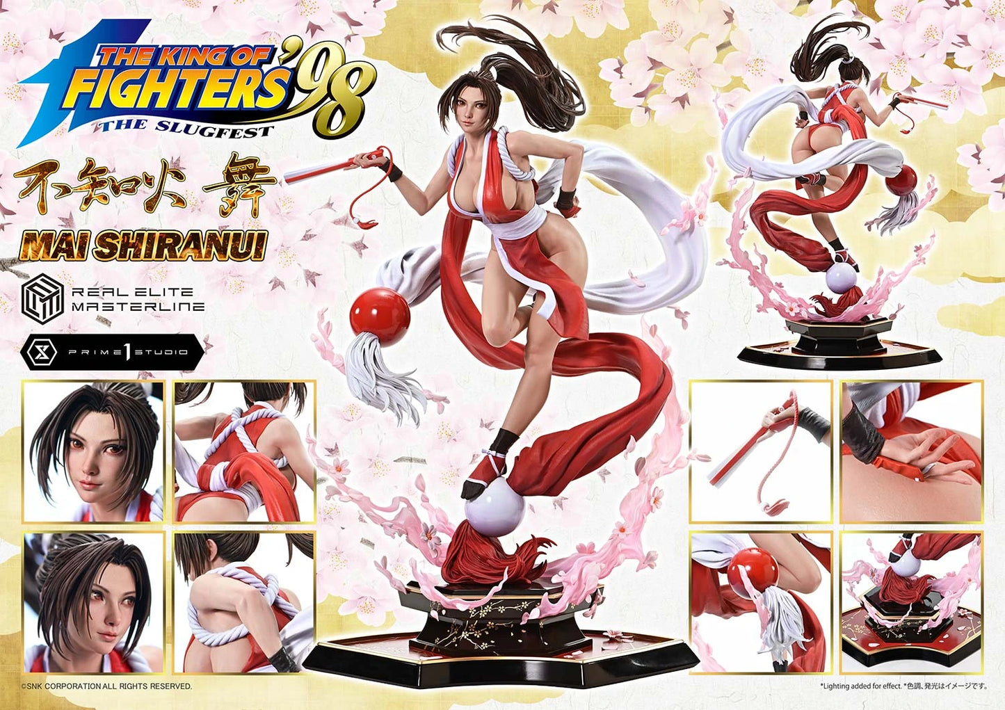 Preventa Resina Mai Shiranui Figura THE KING OF FIGHTERS '98   Prime 1 (Licencia) Estudio