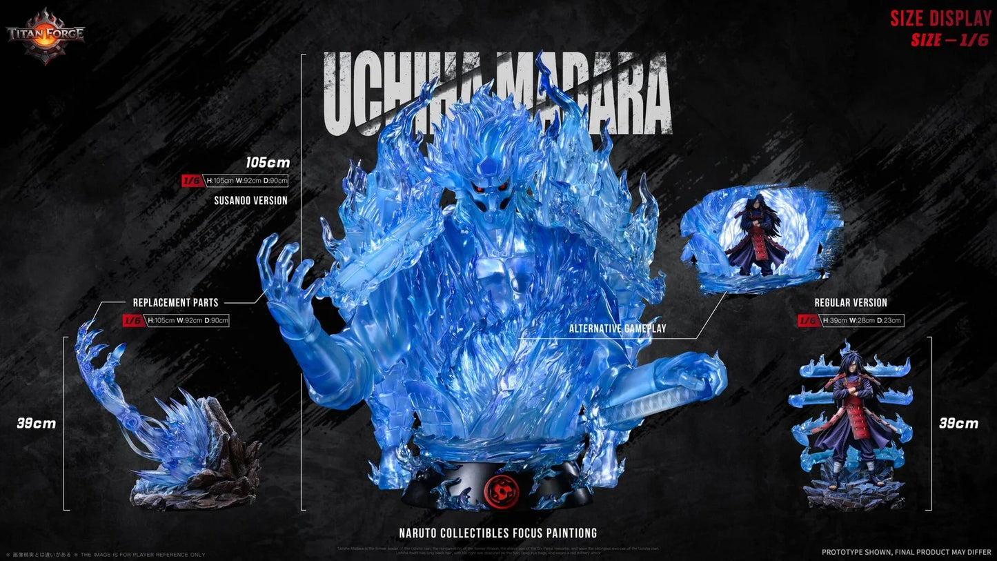 Preventa Resina Madara Uchiha Figura Naruto TITAN  Estudio