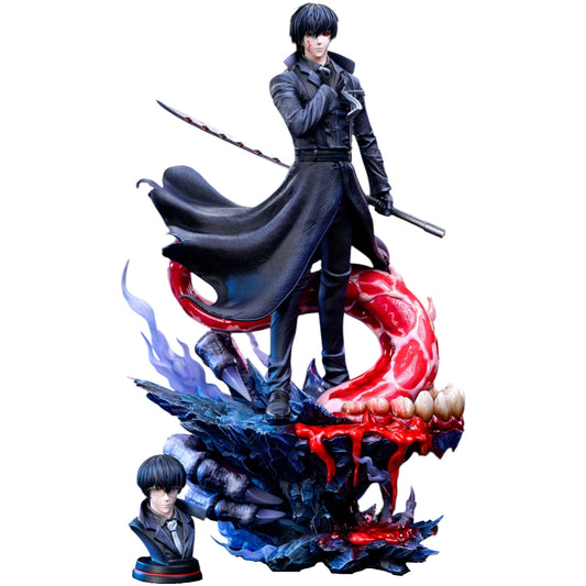Preventa Resina Ken Kaneki  Figura Tokyo Ghoul Black And White Estudio