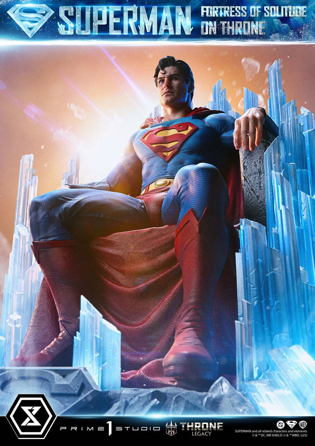 Preventa Resina Superman Throne Figura Superman (Comics) Prime 1 (Licencia) Estudio
