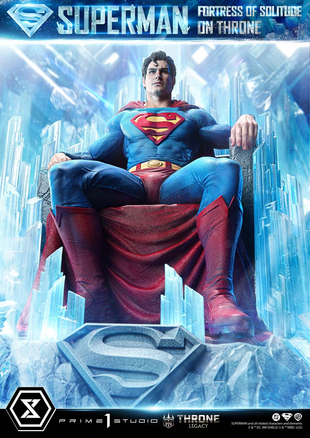 Preventa Resina Superman Throne Figura Superman (Comics) Prime 1 (Licencia) Estudio
