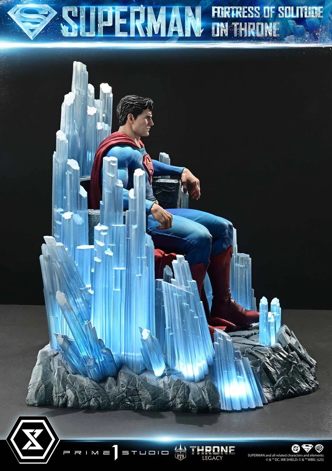 Preventa Resina Superman Throne Figura Superman (Comics) Prime 1 (Licencia) Estudio