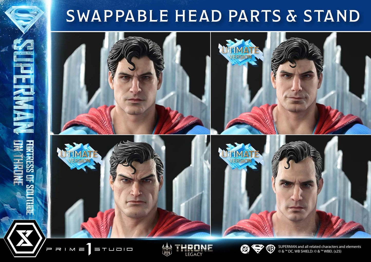 Preventa Resina Superman Throne Figura Superman (Comics) Prime 1 (Licencia) Estudio