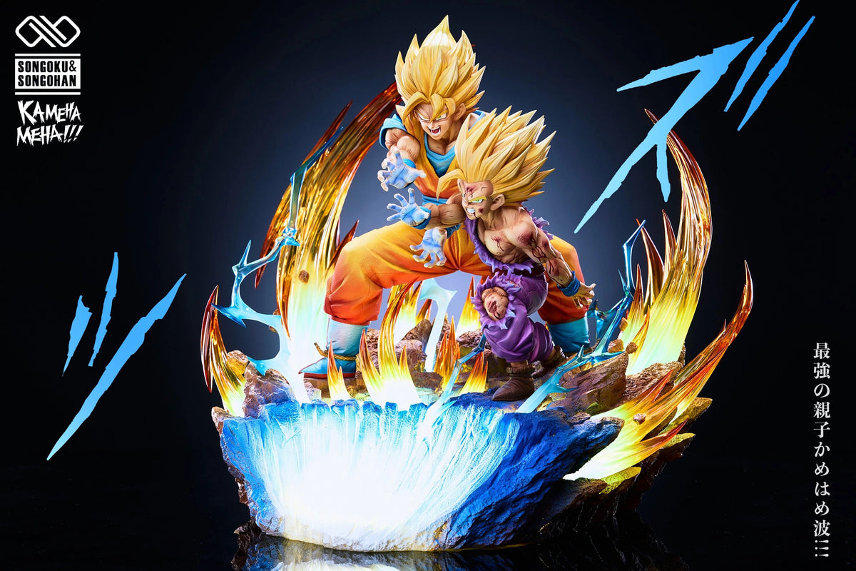 Preventa Resina Goku & Gohan Figura Dragon Ball 1/6, 1/4 Infinite Estudio