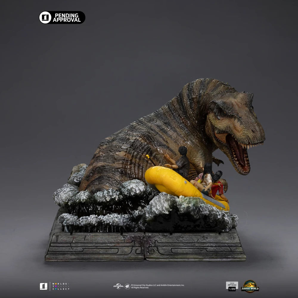 Preventa Resina T-Rex Figura Jurassic World: Rebirt Iron (Licencia) Estudio