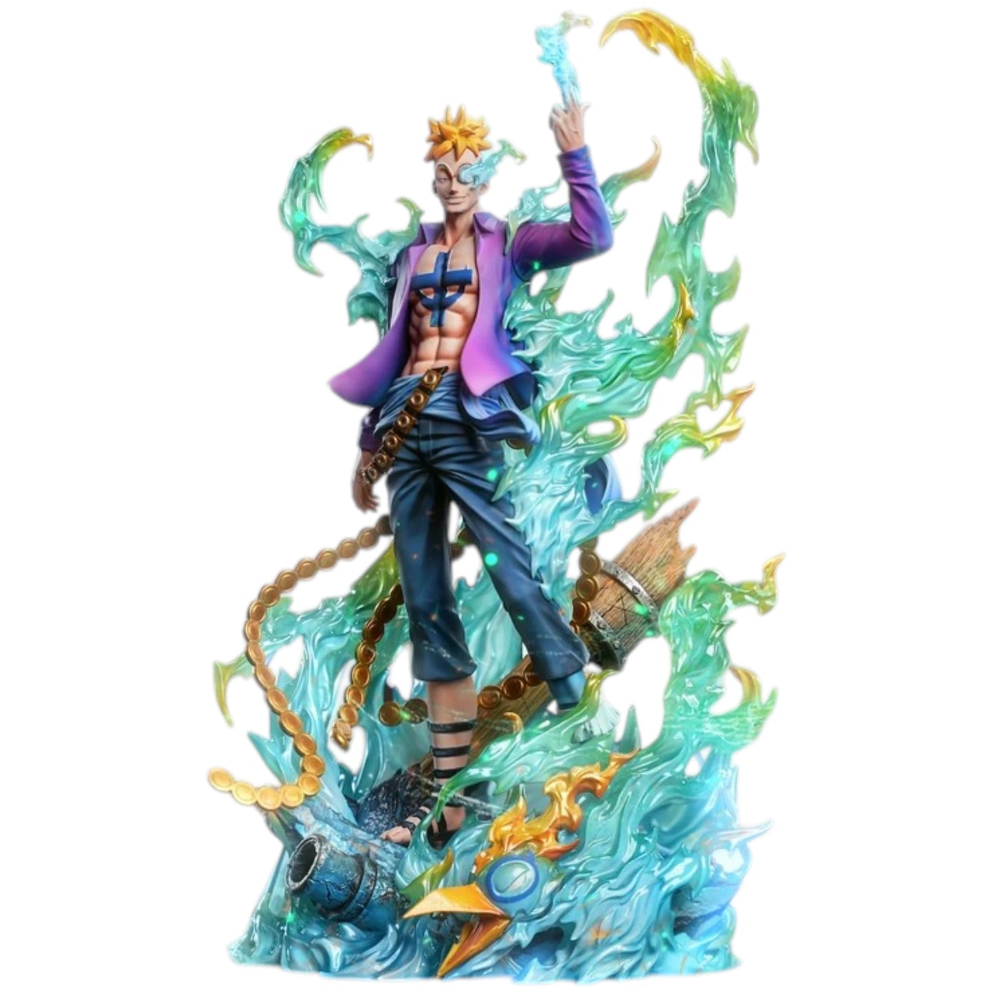 Preventa Resina Marco Figura One Piece SY Estudio