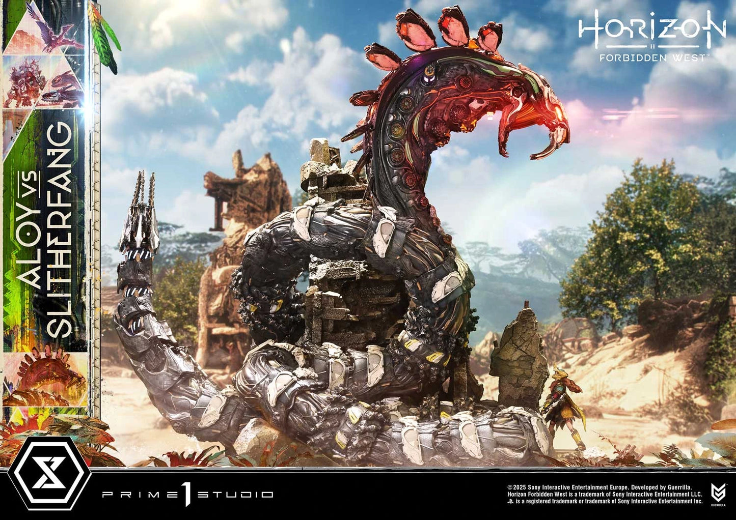Preventa Resina Aloy vs. The Slitherfang Figura Horizon Forbidden West   Prime 1 (Licencia) Estudio
