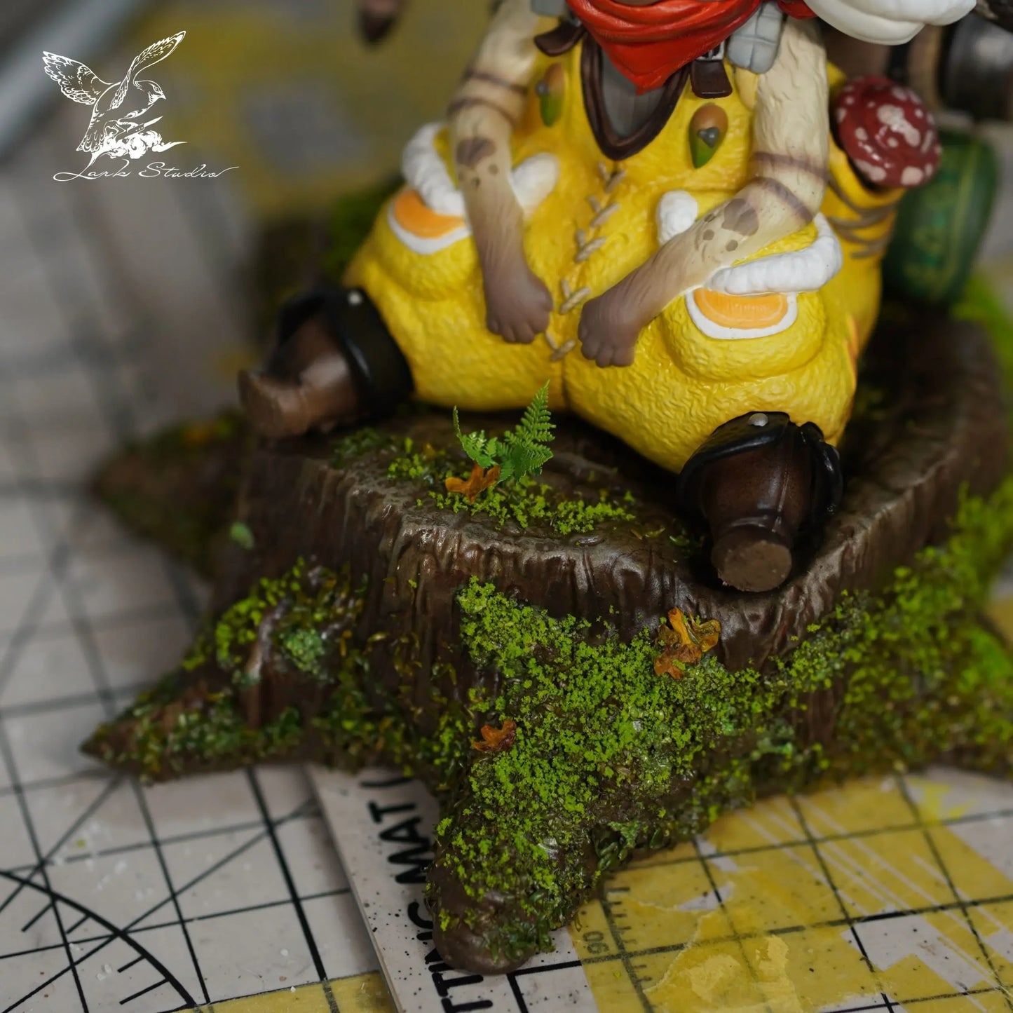 Preventa Resina Felyne Figura Monster Hunter Lark Estudio