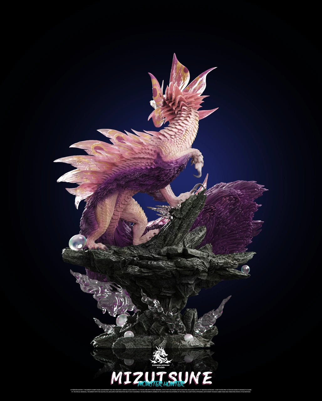 Preventa Resina Mizutsune Figura Monster Hunter Dragon Realm Estudio