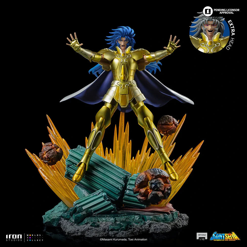Preventa Resina Geminis de Saga Figura Caballeros del Zodiako Iron (Licencia) Estudio