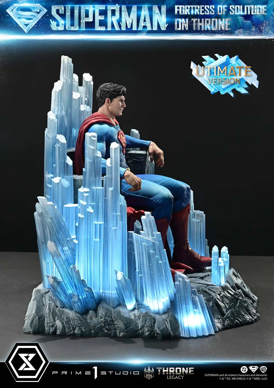 Preventa Resina Superman Throne Figura Superman (Comics) Prime 1 (Licencia) Estudio