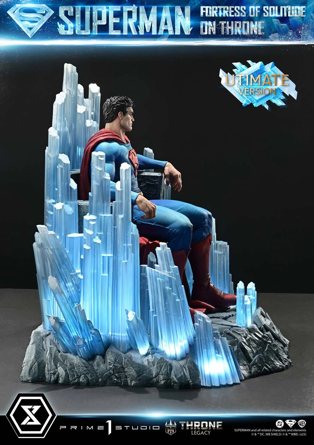 Preventa Resina Superman Throne Figura Superman (Comics) Prime 1 (Licencia) Estudio