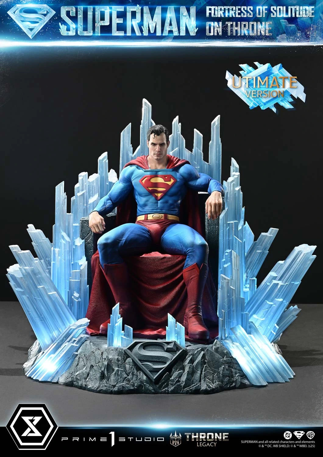 Preventa Resina Superman Throne Figura Superman (Comics) Prime 1 (Licencia) Estudio