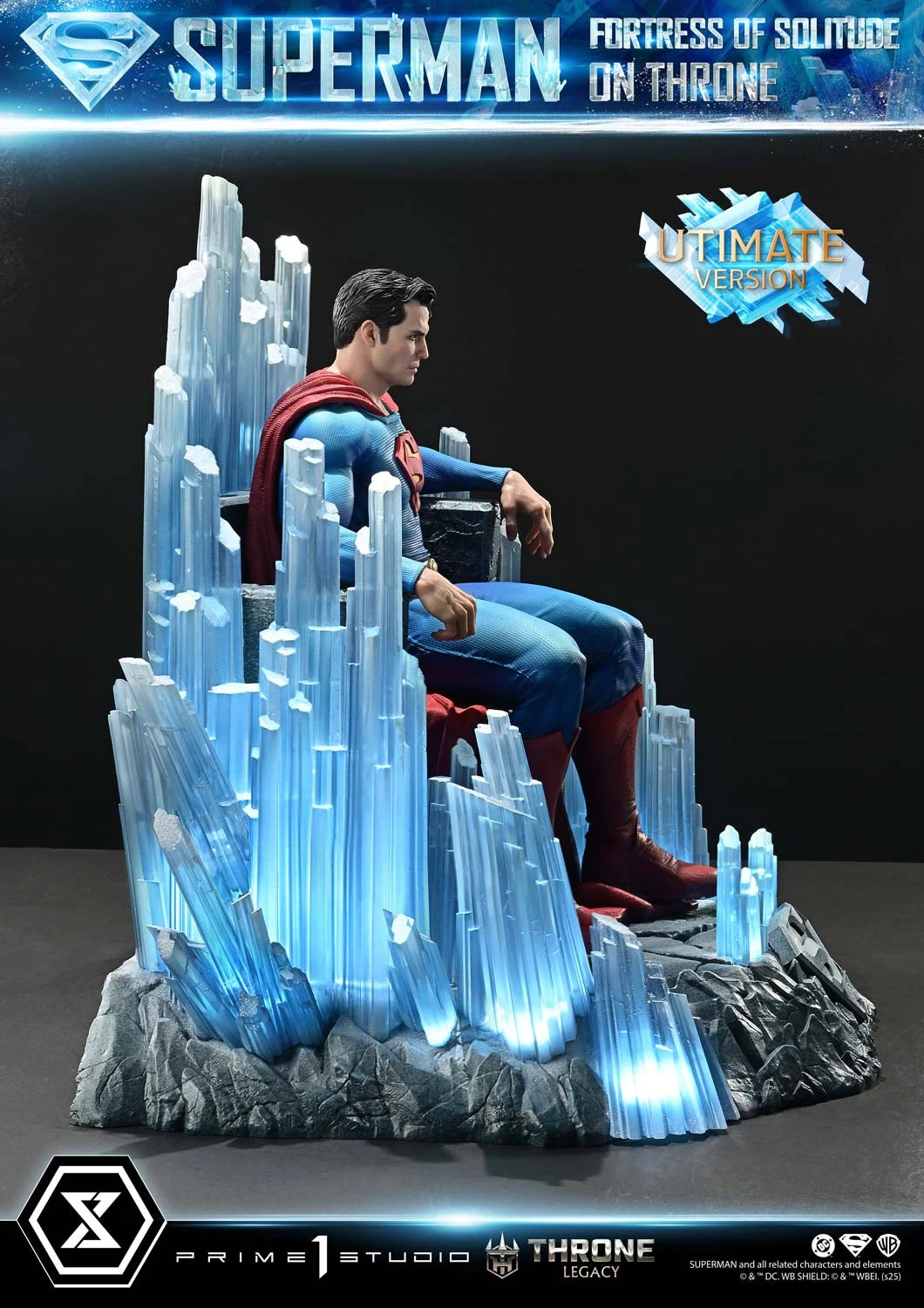 Preventa Resina Superman Throne Figura Superman (Comics) Prime 1 (Licencia) Estudio