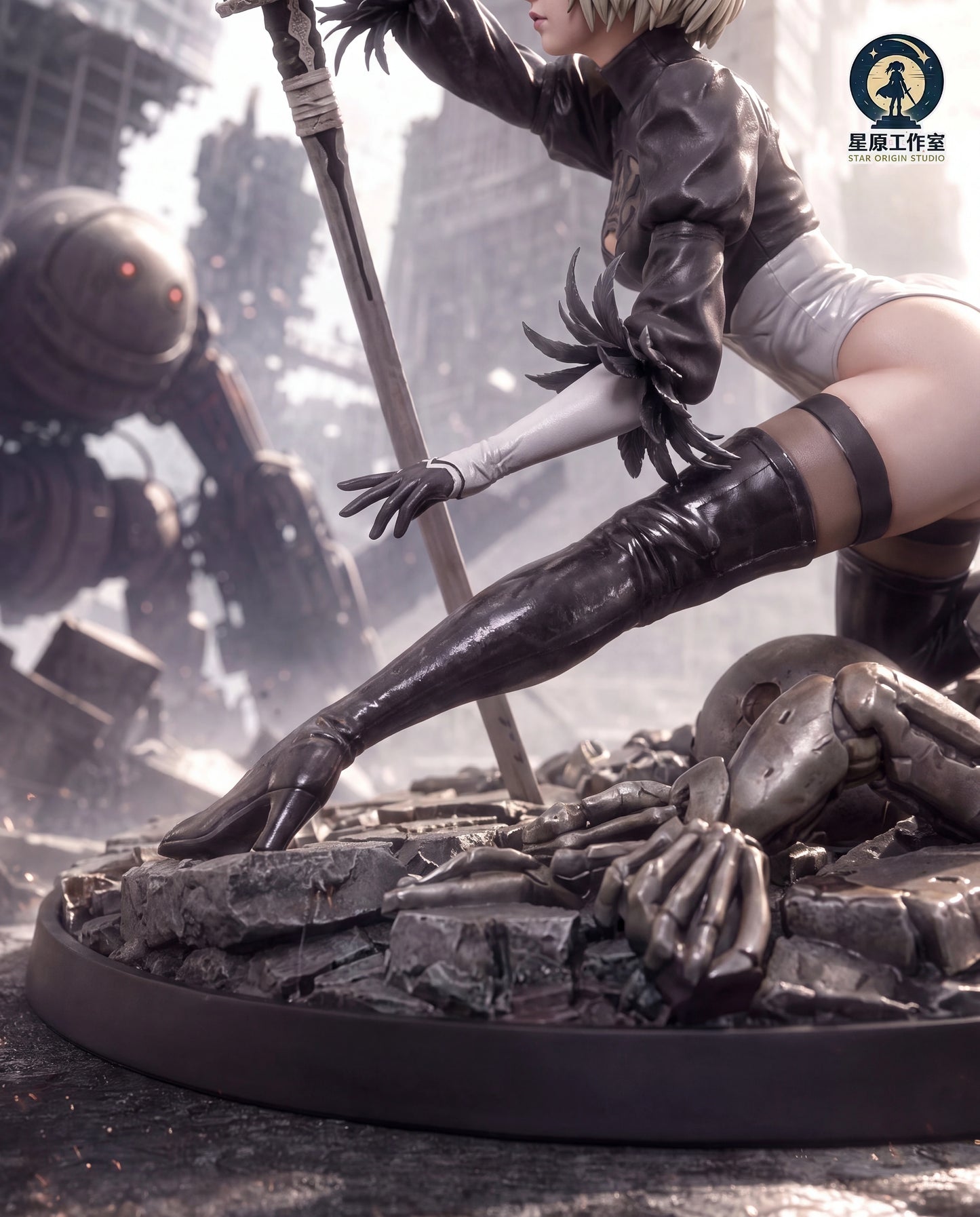 Preventa Resina 2B Figura Nier: Automata 1/6 Star Origin Estudio