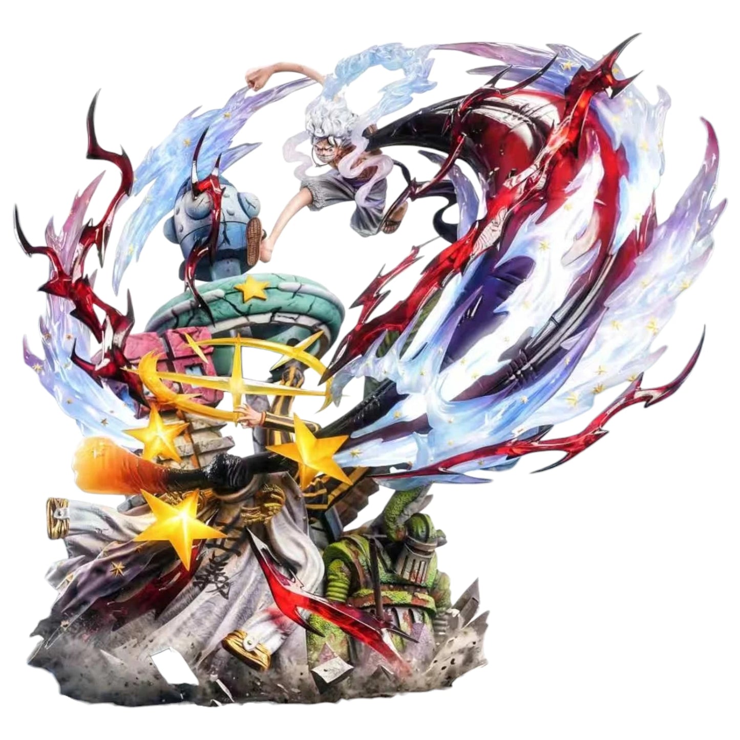 Preventa Resina Luffy vs Kizaru Figura One Piece TK Estudio