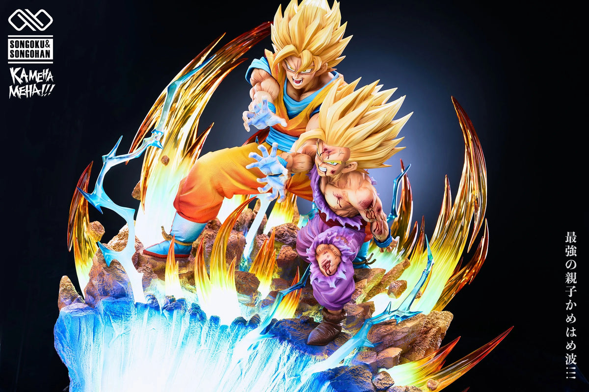 Preventa Resina Goku & Gohan Figura Dragon Ball 1/6, 1/4 Infinite Estudio