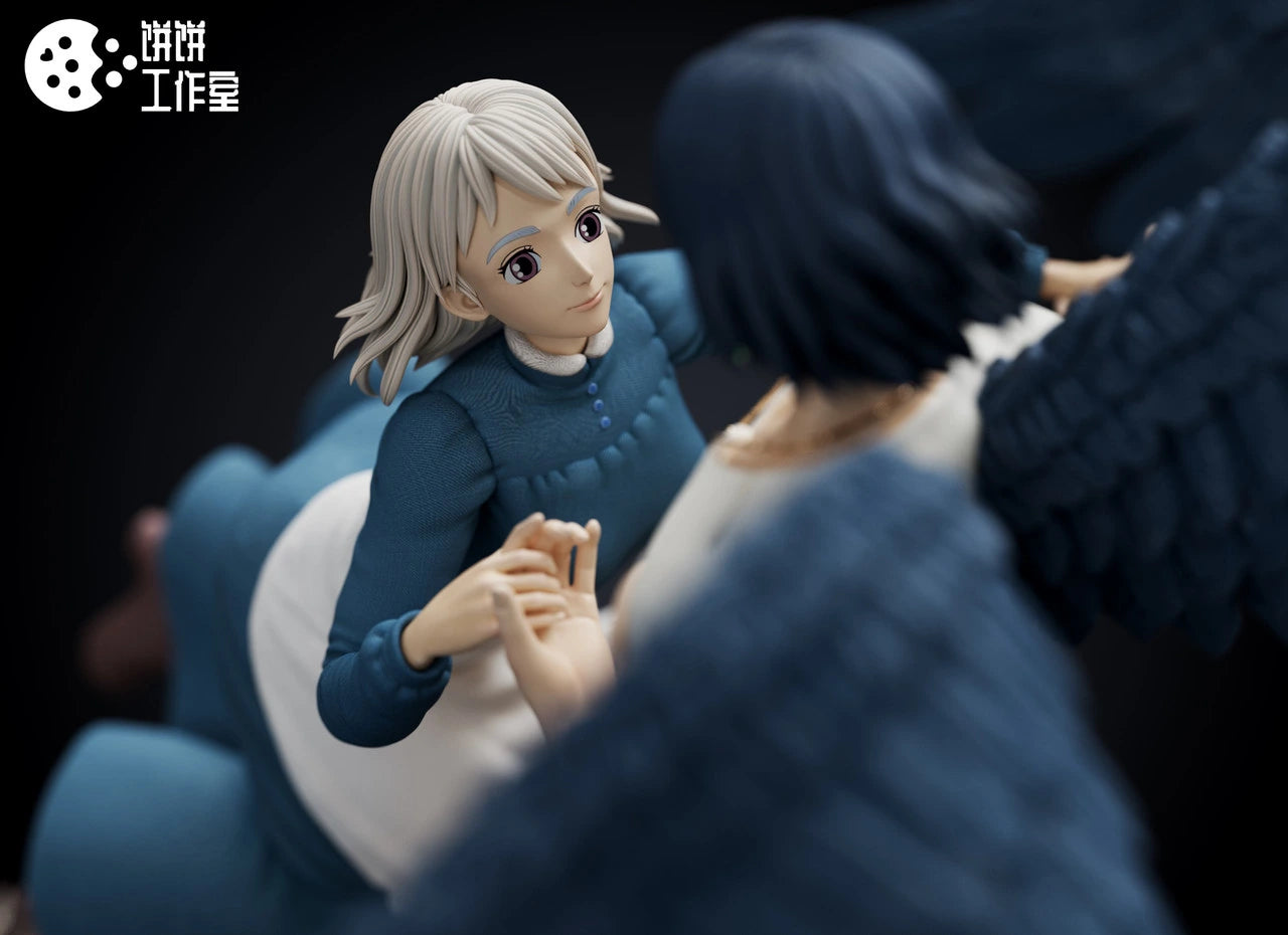 Preventa Resina Howl & Sophie  Figura El increíble castillo vagabundo Biscuits  Estudio