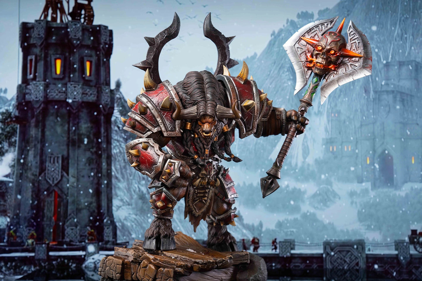 Preventa Resina Marshal vs Warlord Figura World of Warcraft Laughing Estudio