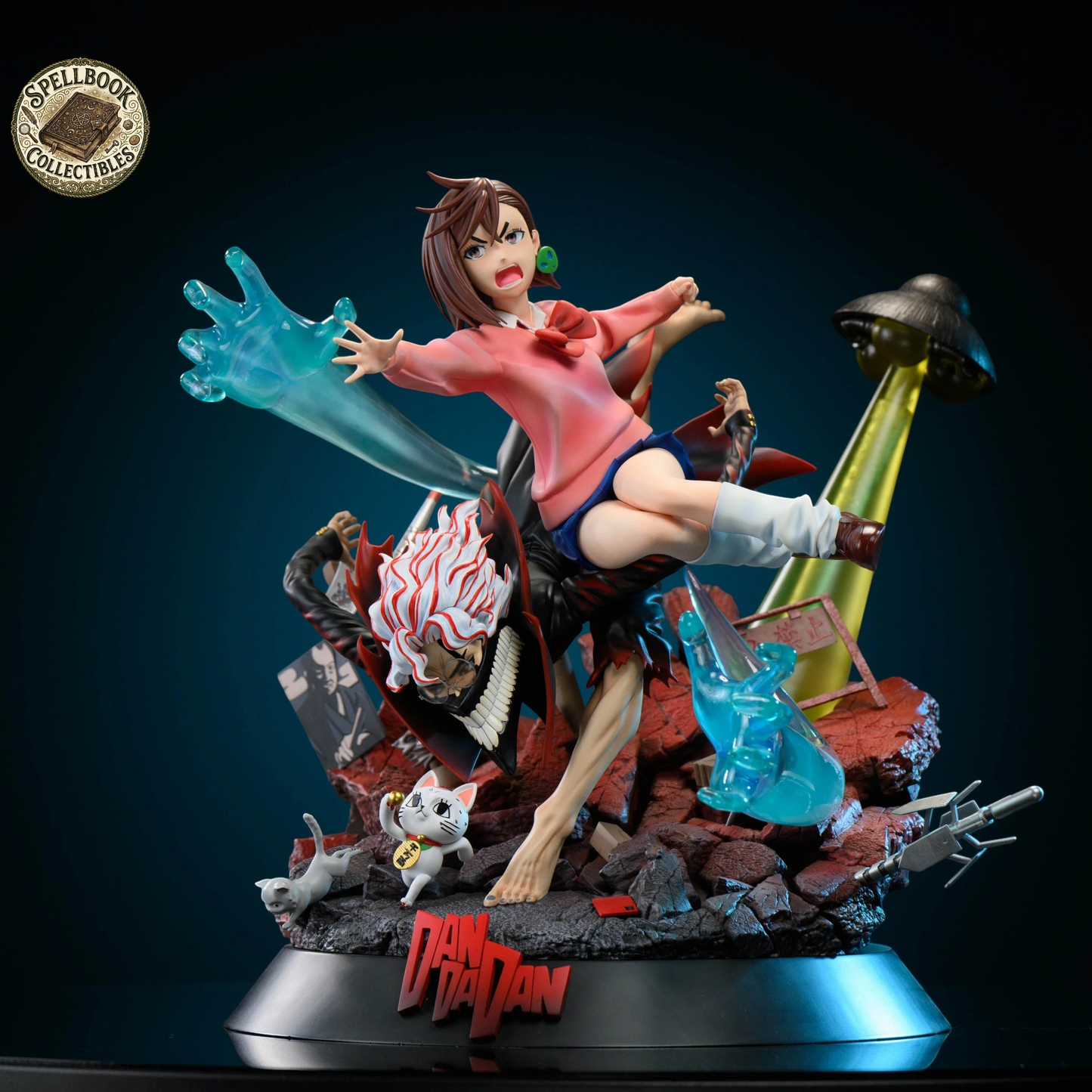 Preventa Resina Momo & Okarun Figura DanDaDan Spellbook Collectibles Estudio