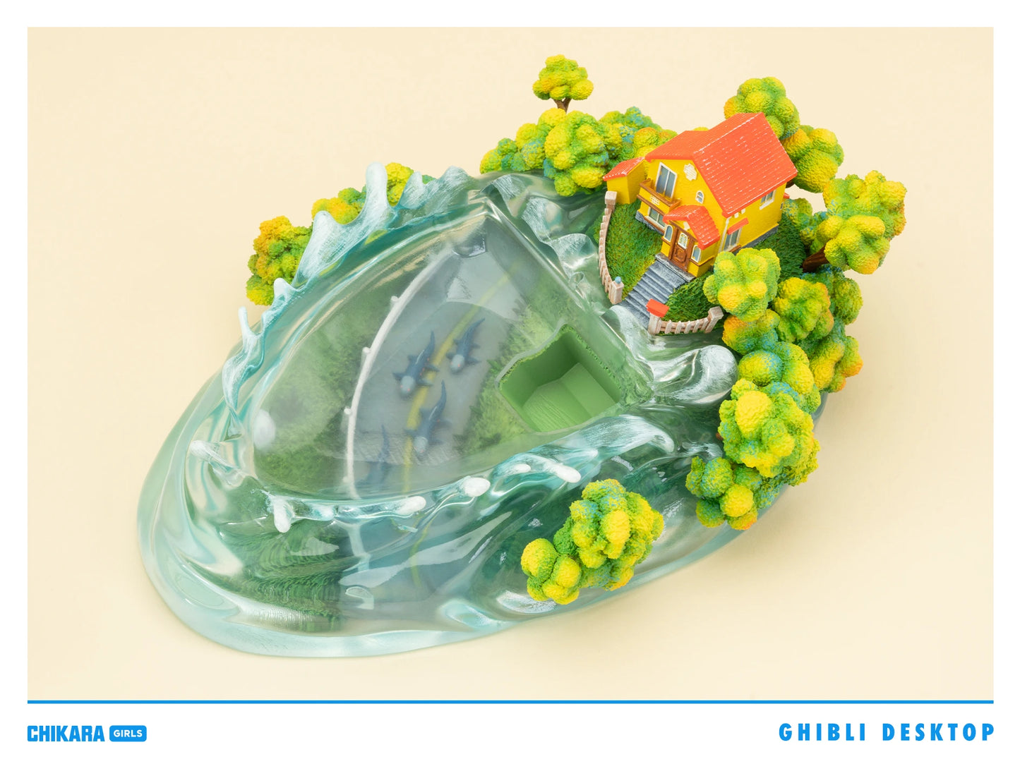 Preventa Resina Sosuke & Ponyo Figura Ponyo y el secreto de la sirenita Chikara Estudio