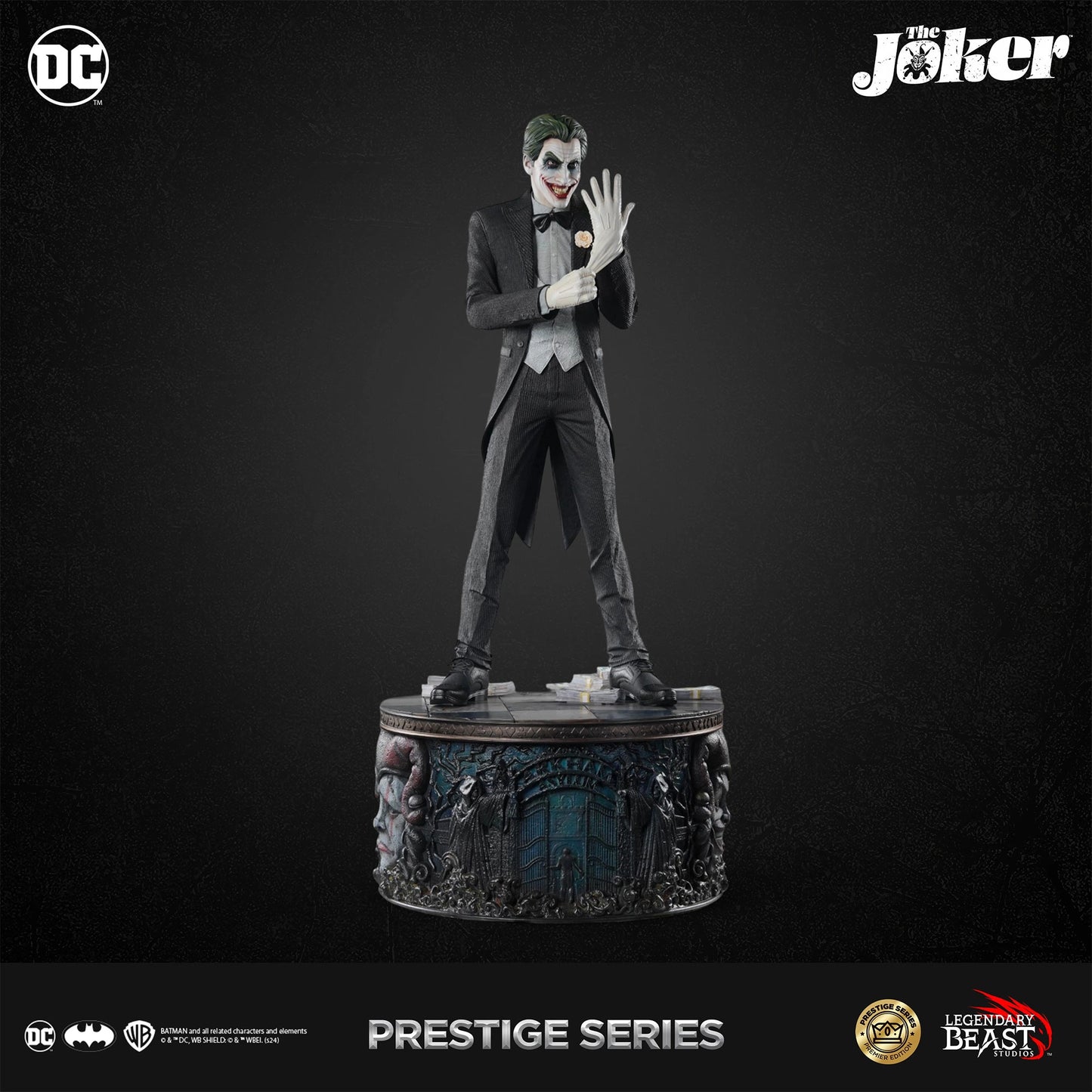 Preventa Resina Joker Figura DC Comics Legendary Beast (Licencia) Estudio